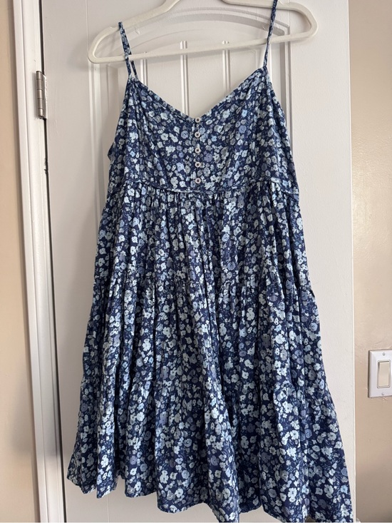 Lucky Brand Dresses & Skirts - Lucky brand Blue Floral Tiered Spaghetti Strap Dress